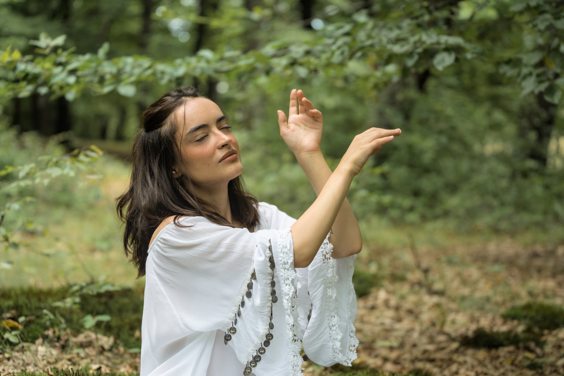 Women sharing and reflecting together in a gentle workshop circle during a self-development retreat